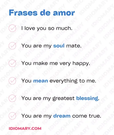 Las mejores palabras y frases de amor en inglés para dedicar