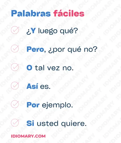 Palabras fáciles en inglés